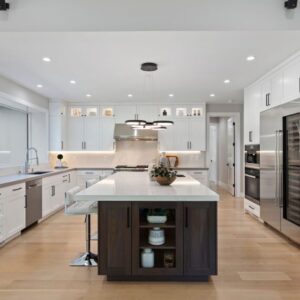 Finished kitchen remodel detail